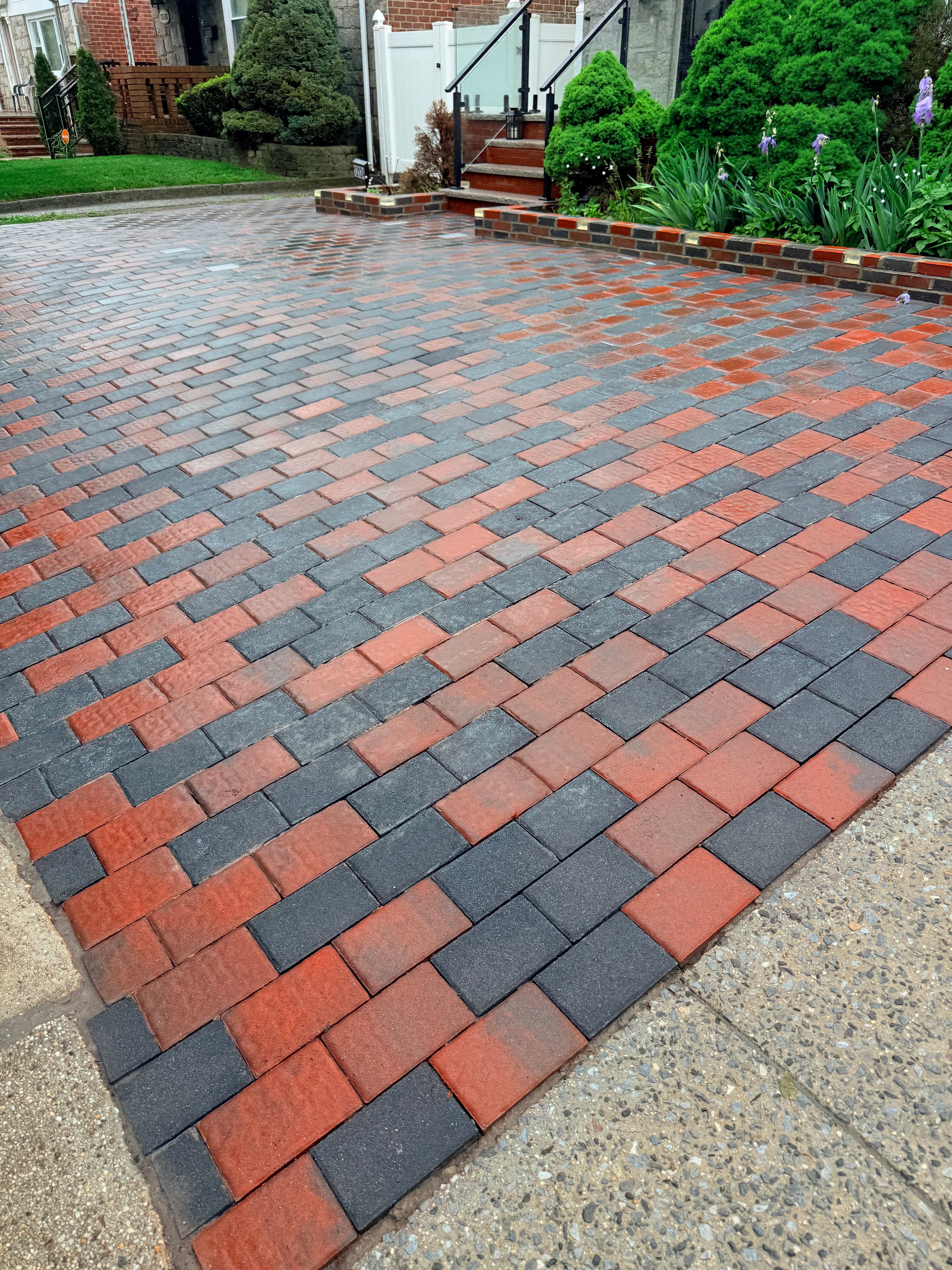 Paver Cleaning & Sealing — Cement Blob Removal
