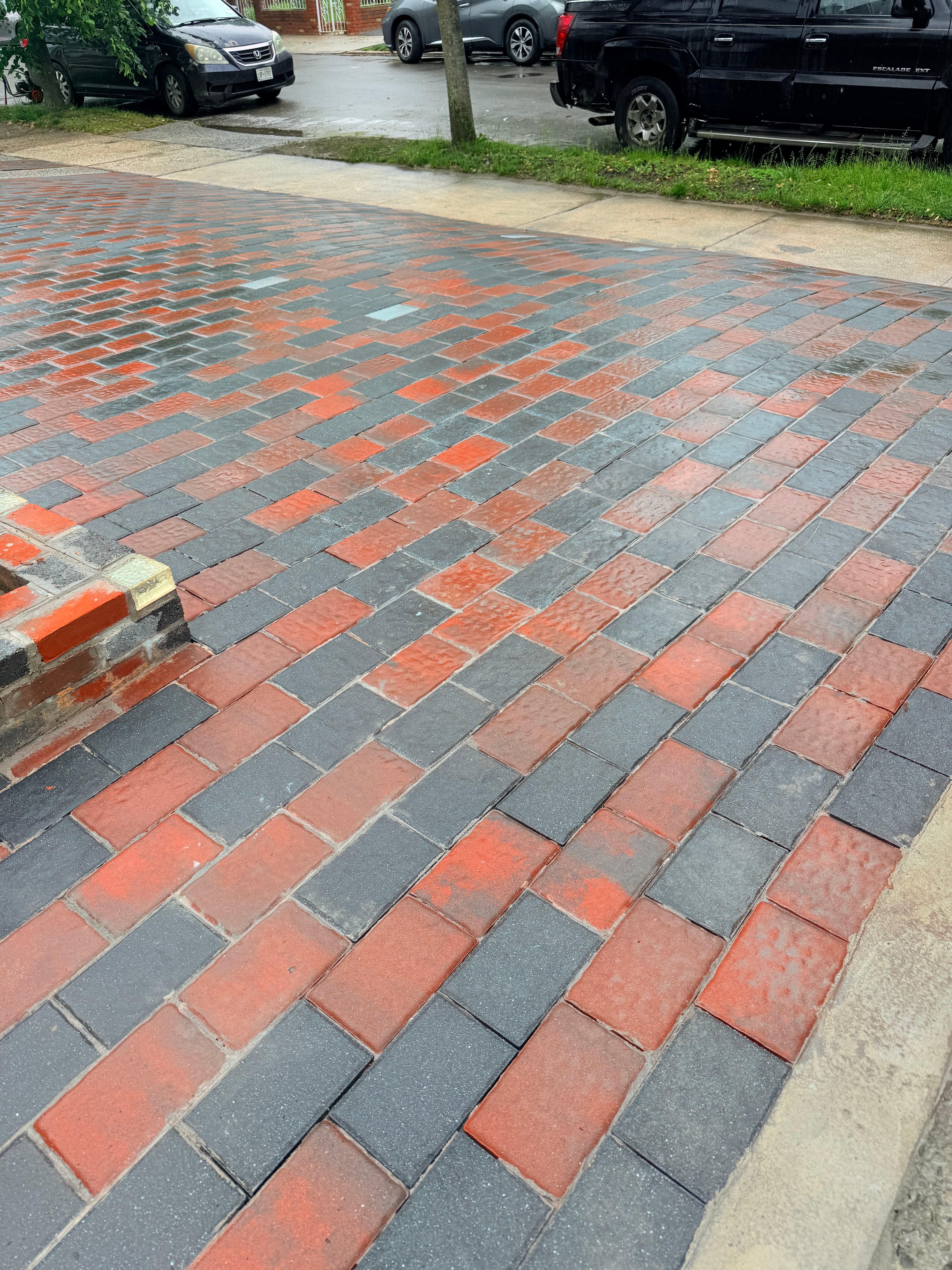 Paver Cleaning & Sealing — Cement Blob Removal