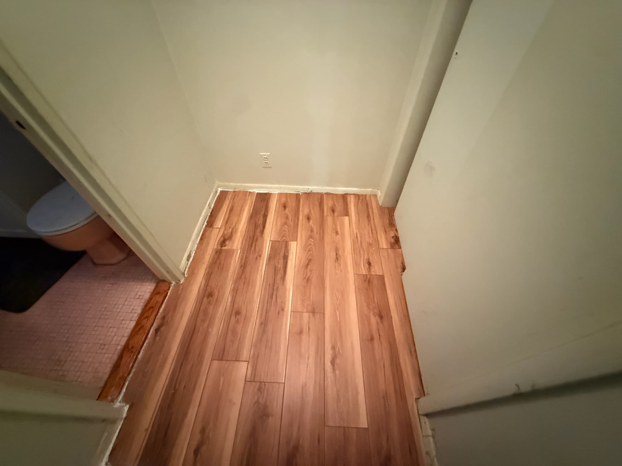 LVP Flooring Install — Kitchen + Bathroom Entryway